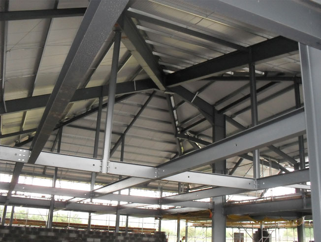 industrial steel building